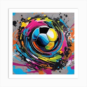 Soccer Ball 1 Art Print