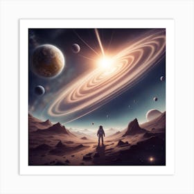 Spacescape Stock Videos & Royalty-Free Footage Art Print