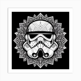 Stormtrooper Mandala Star Wars Art Print Art Print