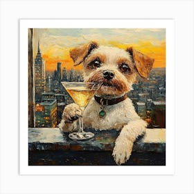 Whimsical Dogs 89 Art Print