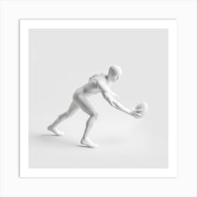 Rugby Player 1 Art Print