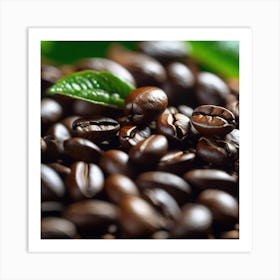 Coffee Beans 109 Art Print