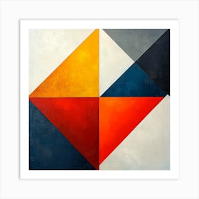 Geometric Abstract Painting Art Print