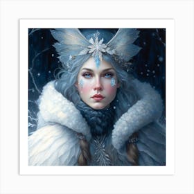 Snow Angel Art Print