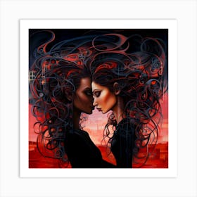 Lovers By Csaba Fikker 81 Art Print