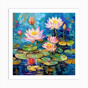 Water Lilies 16 Art Print