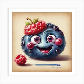 Blueberry 10 Art Print