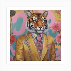 Tiger Man Art Print