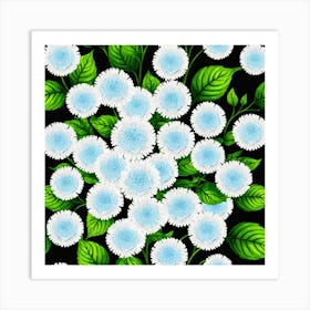 Chrysanthemums 5 Art Print