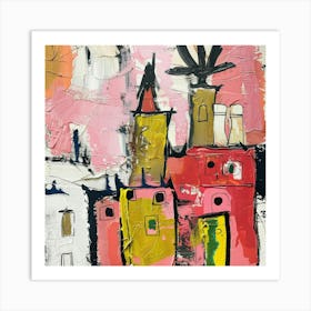 Pink Houses Art Print