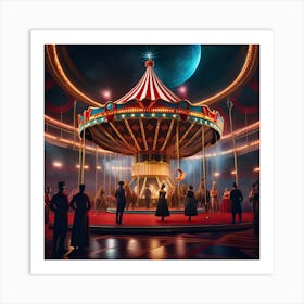 Otherworld circus Art Print