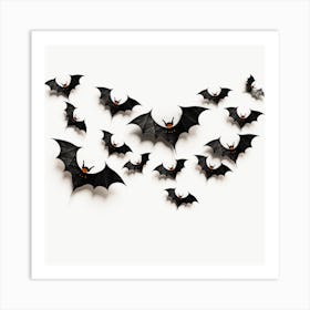 Halloween Bats 1 Art Print