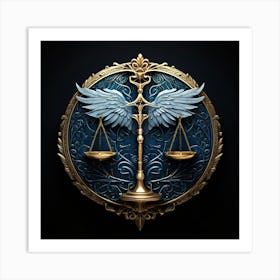 Scales Of Justice 1 Art Print