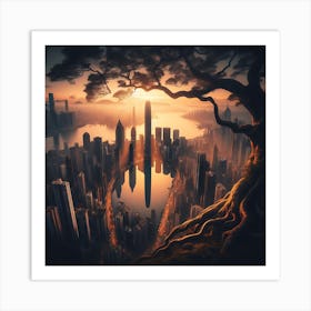 Cityscape 2 Art Print