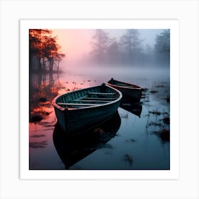 Boats Fine Art Posters By Csaba Fikker For Ai Art Depot 5 Art Print