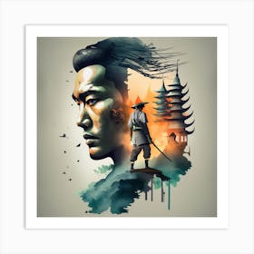 Samurai Warrior Art Print