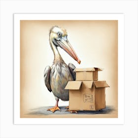 Pelican 34 Art Print