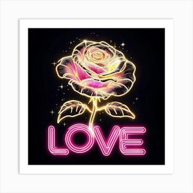 Love Rose Art Print