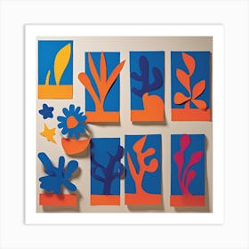 Colorful Cutouts Matisse Was Renowned For His Use Art Print