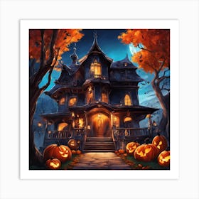 Haunted House 13 Art Print