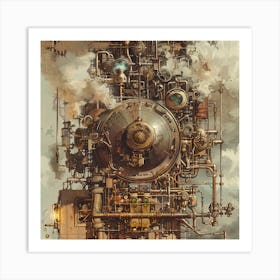 Steampunk 5 Art Print