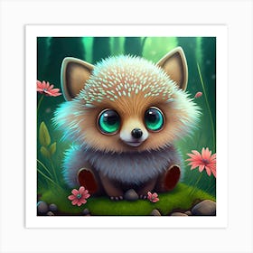 Fox In The Forest 2 Art Print