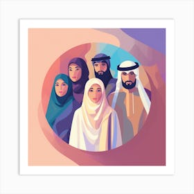 Arabic People 2 Art Print