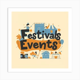 Festivals Events 1 Art Print