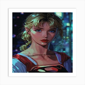 Supergirl Art Print