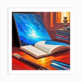 Open Book 7 Art Print