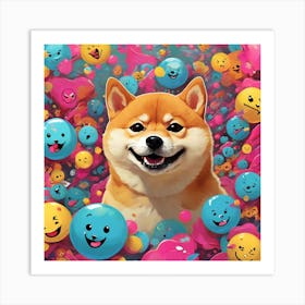 Shiba Art Print