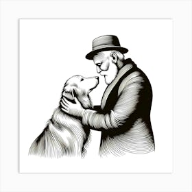 Creative Love And Relationship Illustration 14 Art Print