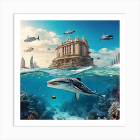 City Under The Sea Art Print