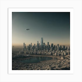 Futuristic Cityscape Art Print