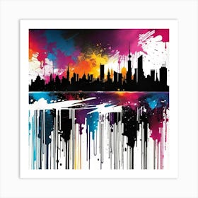 City Skyline 11 Art Print