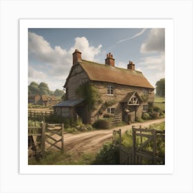 House In The Countryside Art Print