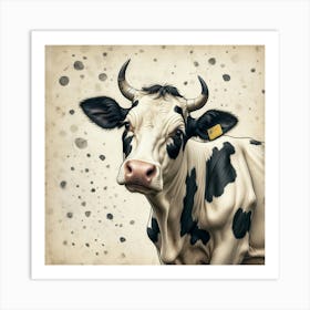 Cow Canvas Print 2 Art Print