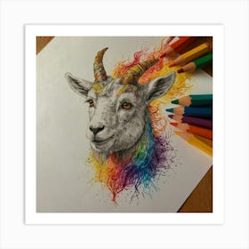 Goat! 7 Art Print