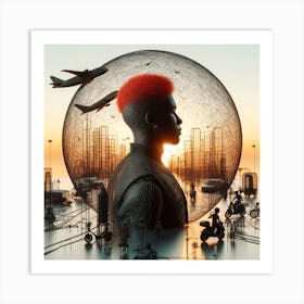 City Dome 2 Art Print