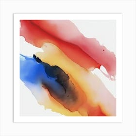 Abstract Watercolor Painting Art Print