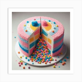 Birthday Cake Art Print