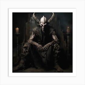 Demon  Belphegor Art Print