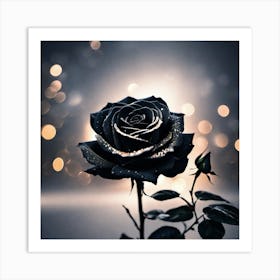 Black Rose 1 Art Print