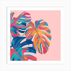 Tropical Leaves 16 Art Print