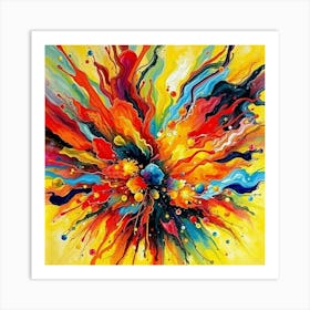 Abstract Painting 19 Art Print