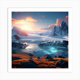 Vatnajkull National Park Art Print