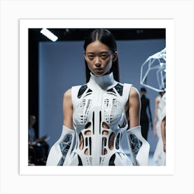 Futuristic Fashion Art Print