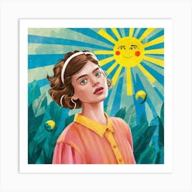 Here Comes The Sun Art Illustration Painting Fashi J04m190grfg02b2opu9xoq Ze B3ya1rpileqibyxkqcw Art Print