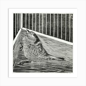 Bird In The Corner Of A Cage(c.1914), Samuel Jessurun Art Print