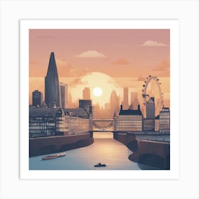 London Skyline 2 Art Print